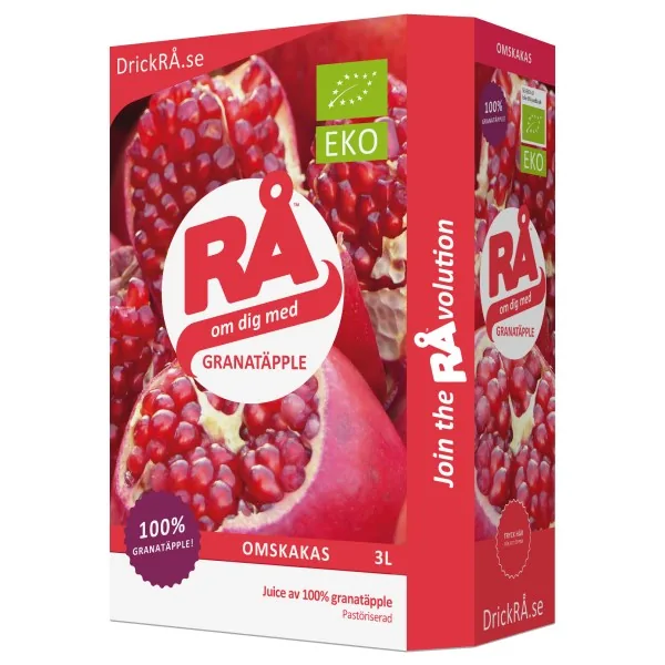 RÅ Granatæble ØKO, 3000 ml
