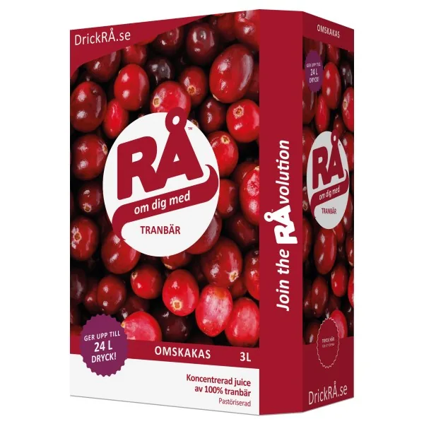 RÅ Tranebær, 3000 ml