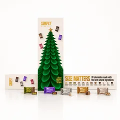 Simply Chocolate - Chokolade Julekalender, Hvid