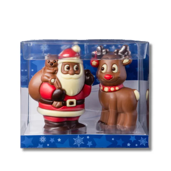 Chokolade Julemand og Rensdyr 150g