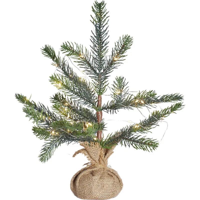 Sirius Bella kunstigt juletræ med hvidt lys, 30 cm