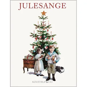 Julekort med julesange 8 kort i mappe