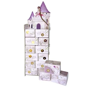 Rapunzel Pakkekalender Sæt - DIY Tårn med 24 Kasser