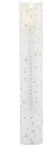 Sirius Home Sara Kalenderlys, Glitter lampe, Hvid, Lys, 1 pære(r ), LED, Blød hvid, Varm hvid