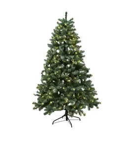 Juletræ kunstig PVC ASKE, Klasse B+, 100 x 48 cm m/LED lys NORDIC WINTER (780-130)