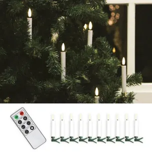 Det Gamle Apotek Juletræslys LED - 10 stk.