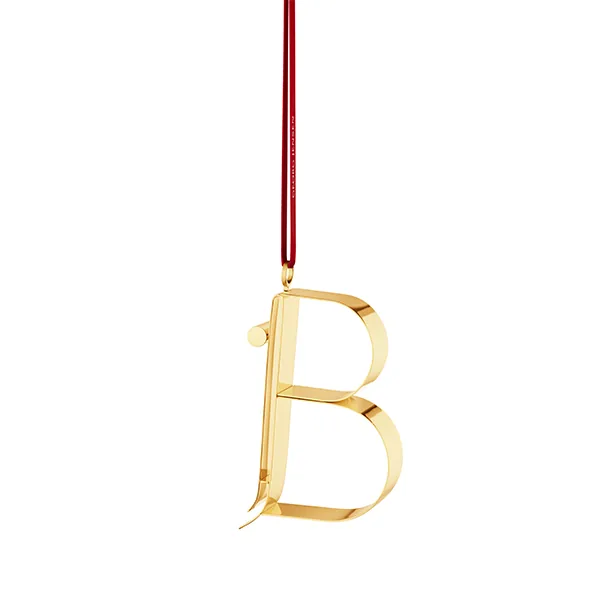 Georg Jensen Bogstavornamenter, B - Forgyldt  : Erling Christensen Møbler
