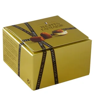 Franske Chokoladetrøfler (Guld) - 50 g