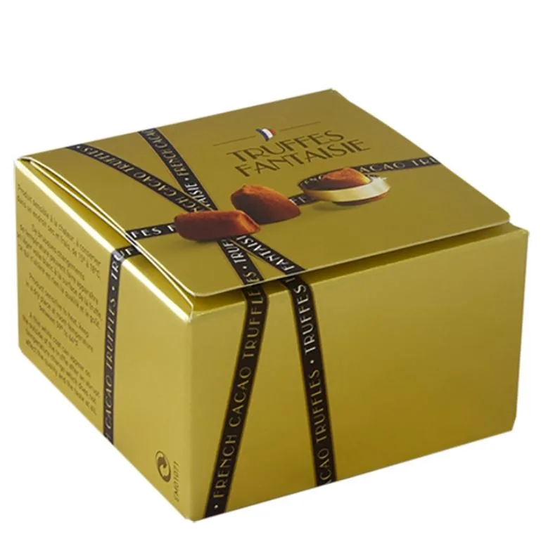 Franske Chokoladetrøfler (Guld) - 50 g