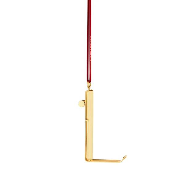 Georg Jensen Bogstavornamenter, L - Forgyldt  : Erling Christensen Møbler