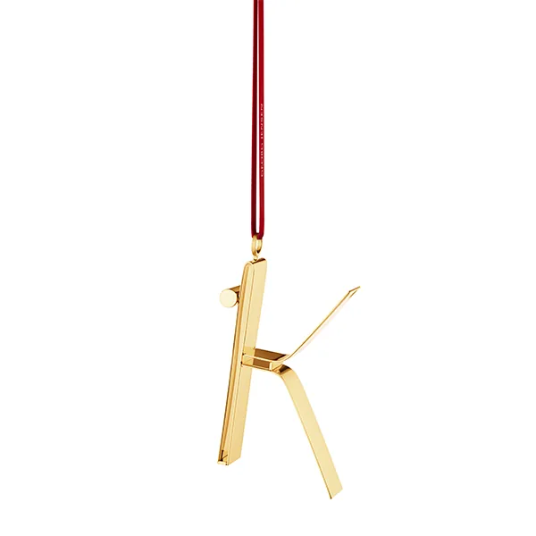 Georg Jensen Bogstavornamenter, K - Forgyldt  : Erling Christensen Møbler