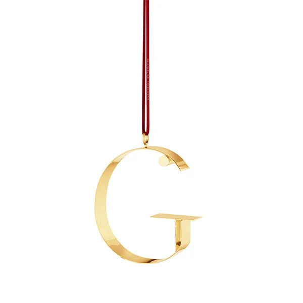 Georg Jensen Bogstavornamenter, G - Forgyldt  : Erling Christensen Møbler