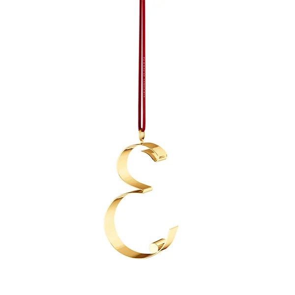 Georg Jensen Bogstavornamenter, E - Forgyldt  : Erling Christensen Møbler