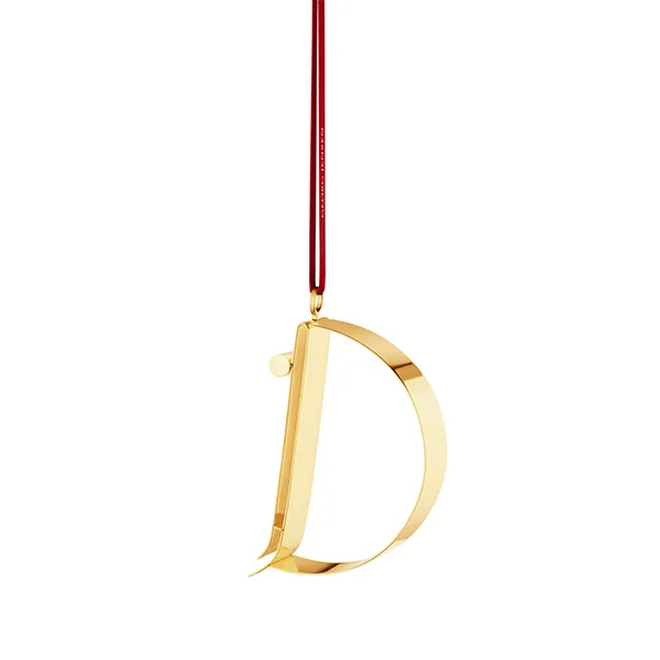 Georg Jensen Bogstavornamenter, D - Forgyldt  : Erling Christensen Møbler