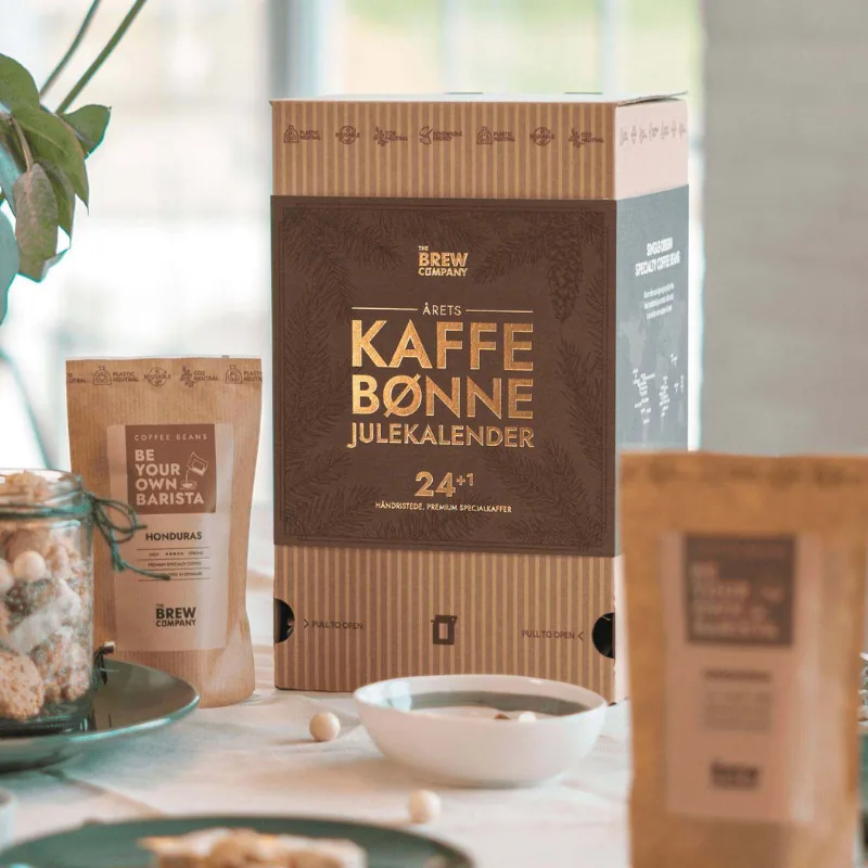 Kaffejulekalender med hele bønner | The Brew Company
