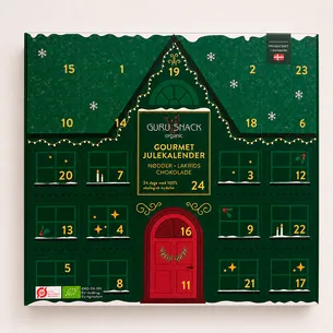 Snackjulekalender med nødder og lakrids | Guru Snack