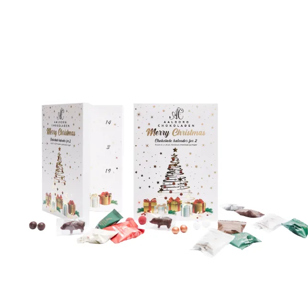 Chokoladejulekalender fra Aalborg Chokoladen til 1-2 personer
