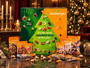 Seeberger julekalender med nødder & snacks