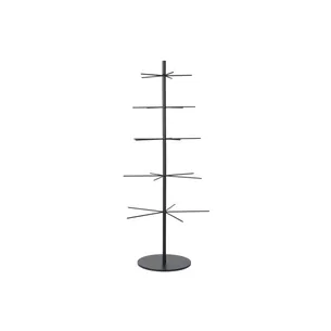 Dekorationstræ af sortmalet metal - Speedtsberg H:110 cm