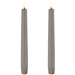 LED Kronelys, Sandstone, Smooth, 2-pack, 2,3x20,5 Sandstone
