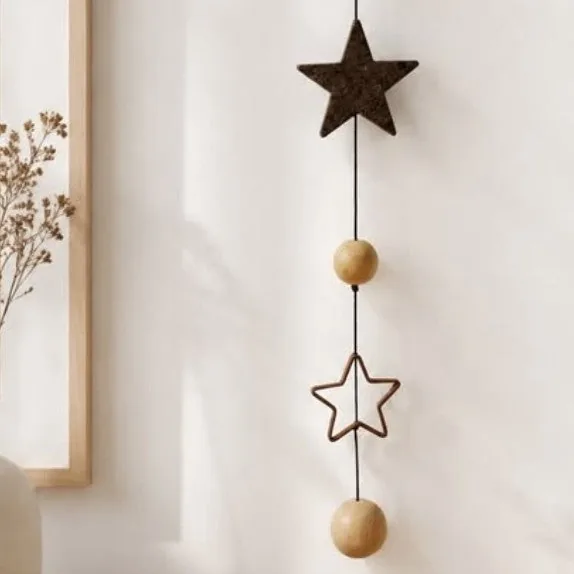 Nordic by hand MINI - Metalstjerne 10cm Rust