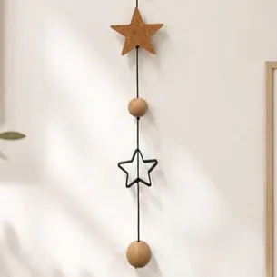 Nordic by hand MINI - Metalstjerne 10cm Sort
