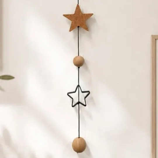 Nordic by hand MINI - Metalstjerne 10cm Sort