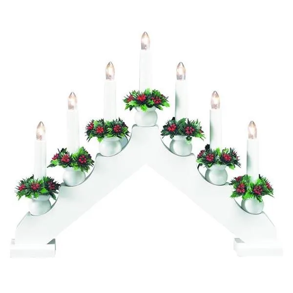 Marksöjd TOMAS Adventslys Hvid - 8314,400