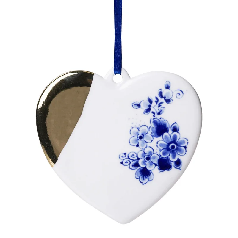 Keramisk juleornament  Heinen Delfts Blauw