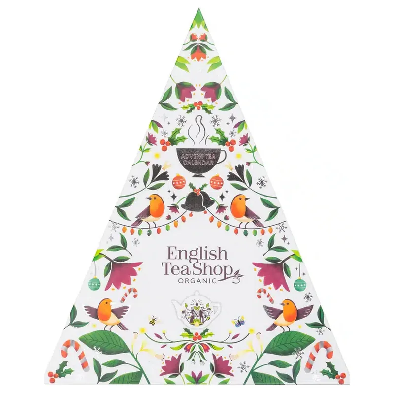 Julekalender Te Juletræ (Hvid) Økologisk - 25 breve - English Tea Shop