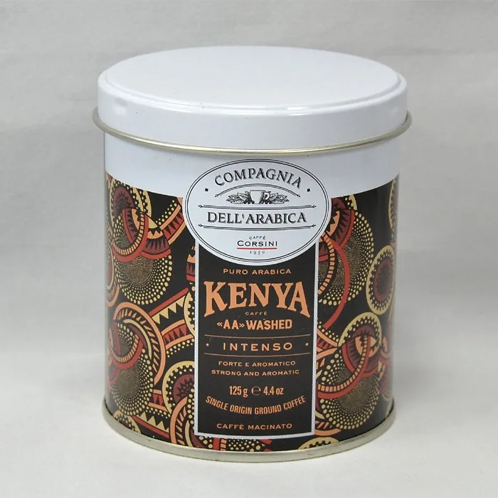 Kenya AA Washed kaffe i dåse 125 gram