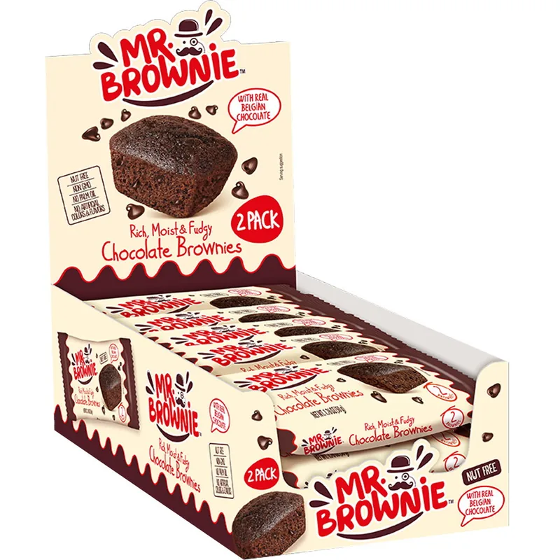 Mr. Brownie choko brownie 2-pak, displaykasse