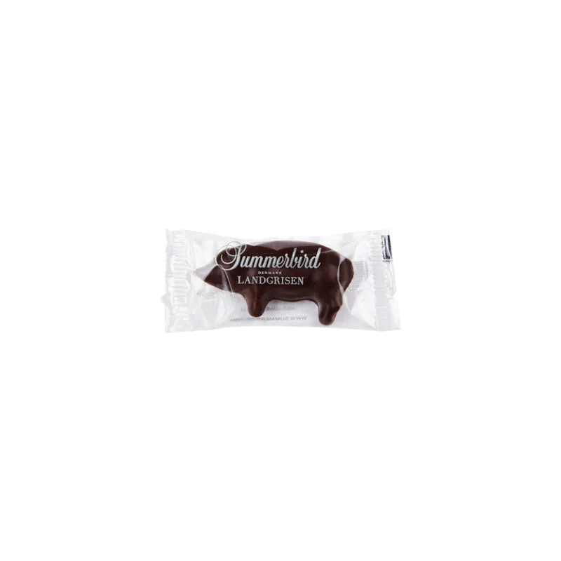 Marcipangris med mørk chokolade | Summerbird
