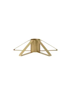 Juletræsfod, 13x50 cm  -  Brass