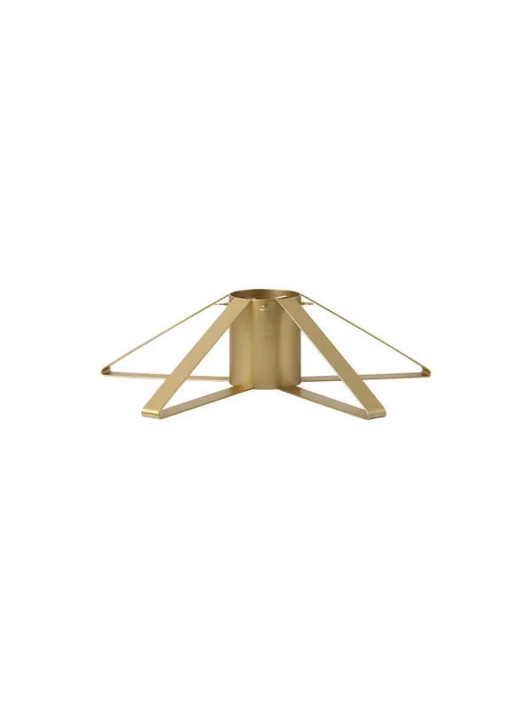 Juletræsfod, 13x50 cm  -  Brass