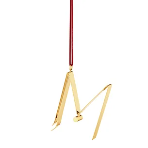 Georg Jensen Bogstavornamenter, M - Forgyldt  : Erling Christensen Møbler