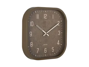 KARLSSON Vægur Elemental Cuadrado luxury green