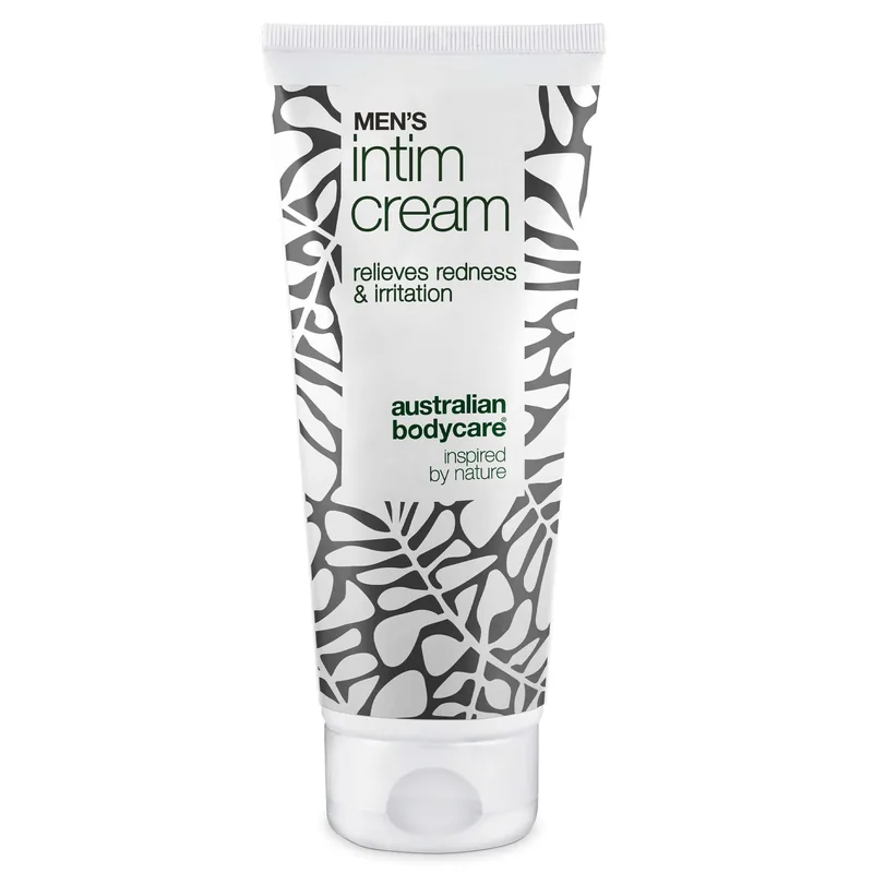 Mænds Intimcreme  -  lindrer kløe og friktion i skridtet â Mænds Intimcreme mod rødme og irritation i skridtet. Indeholder sheasmør, bivoks og zink for optimal beskyttelse og pleje. - 1 stk.