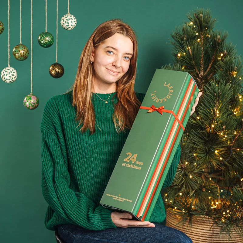 Ultimativ lakrids-julekalender 2025 fra Lakridseriet (XL) - 500g
