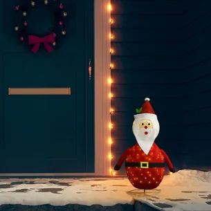 Julemandsfigur med LED-lys 60 cm - rød