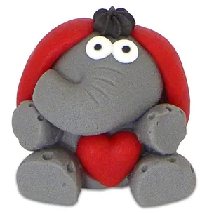 Marcipan udformet som dyr - Elefant