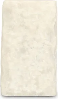 Lysestage S|P Collection Opus i hvid marmor 13,5 cm hamret finish