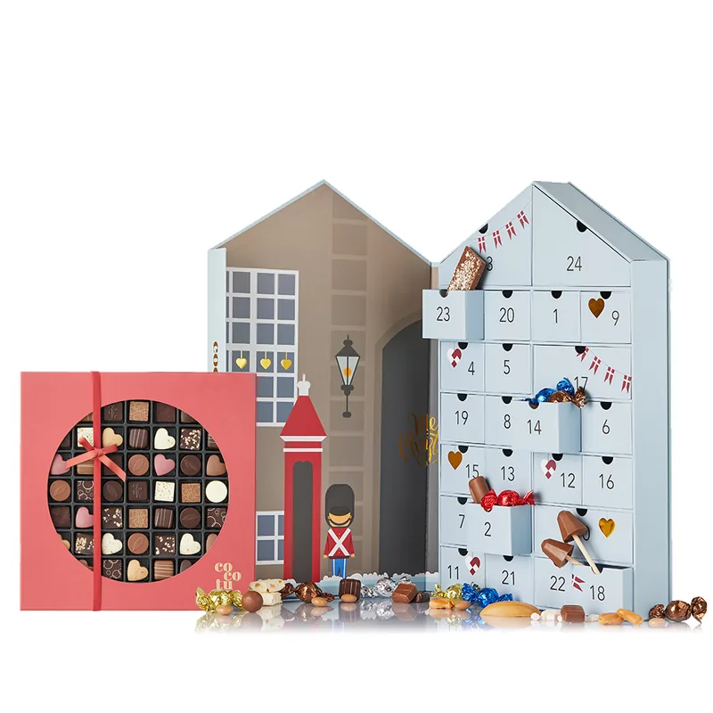 Ultimative luksus kalenderhus og fyldte chokolader