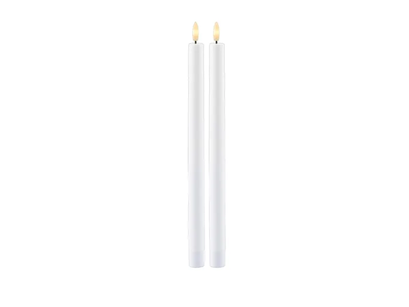 Sirius Sille genopladelige LED-kronelys – 35 cm – hvid – 2 stk