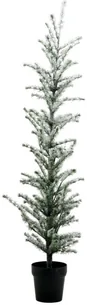 Juletræ House Doctor Flocked-serie W.190 wire LED 160 cm natur