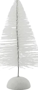 Juletræsdekoration House Doctor Frost hvid H22 cm
