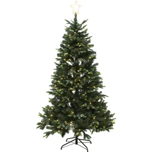 Nordic Winter Lifa kunstigt juletræ med lys, 260 x 170 cm