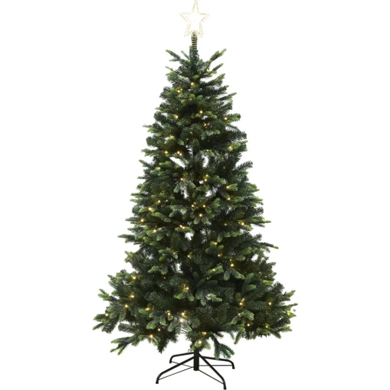 Nordic Winter Lifa kunstigt juletræ med lys, 260 x 170 cm