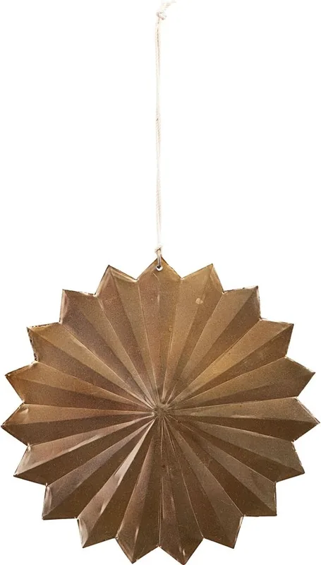 Ornament House Doctor Rosette messing Ø12 cm julepynt
