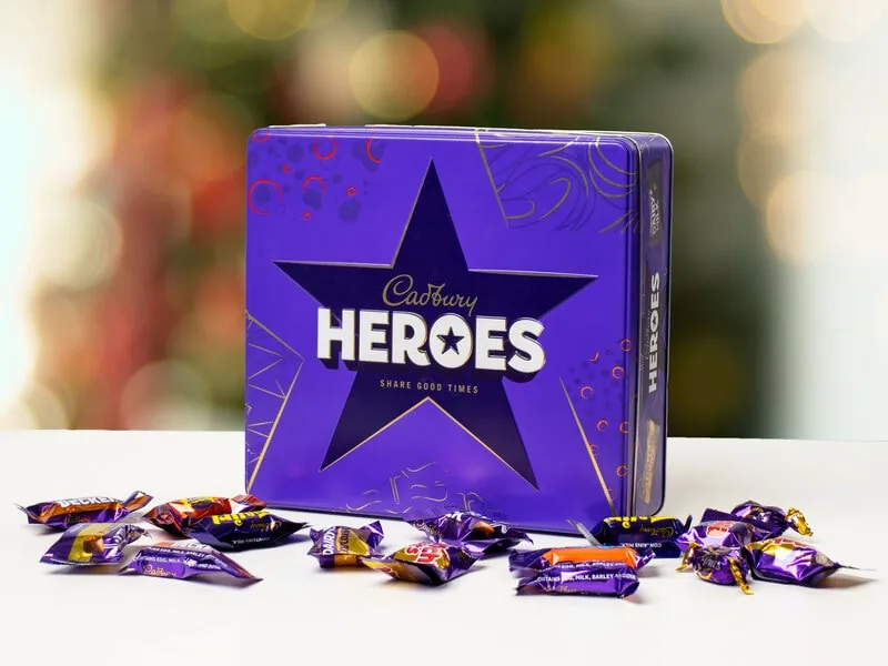 Cadbury Heroes i Dåse